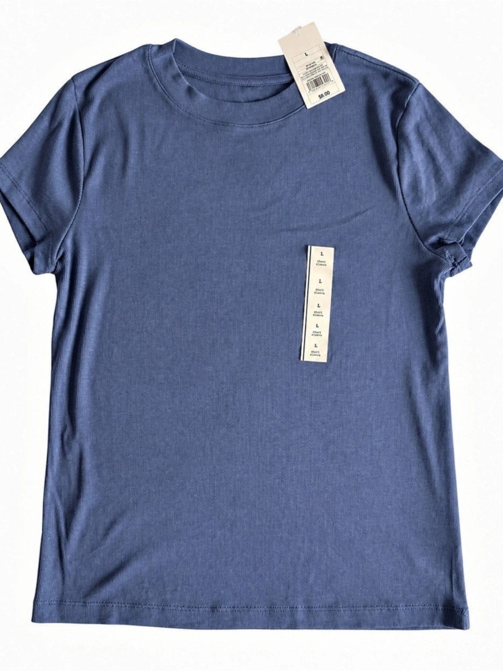 Mossimo Short Sleeve Tee in Blue Size Large NWT 0031